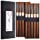 10-Pairs Bamboo Chopsticks, Reusable Classic Japanese Style Chop Sticks Gift Sets, 8.8Inch/22.5cm(Diagonal Wave)