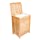 BirdRock Home Folding Bamboo Hamper (Large) - Made of Natural Bamboo - Includes Machine Washable Cotton Canvas Liner