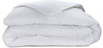 Cosy House Collection Luxury Bamboo Down Alternative Comforter - Plush Microfiber Fill - Machine Washable Duvet Insert - White - King/Cal King