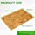 Gonioa Natural Bamboo Bath Mat, Wooden Door Mat Kitchen Floor Rug, Bathroom Shower and Tub Mats, Wooden Bath Mat for Shower, Bath, Spa Or Sauna