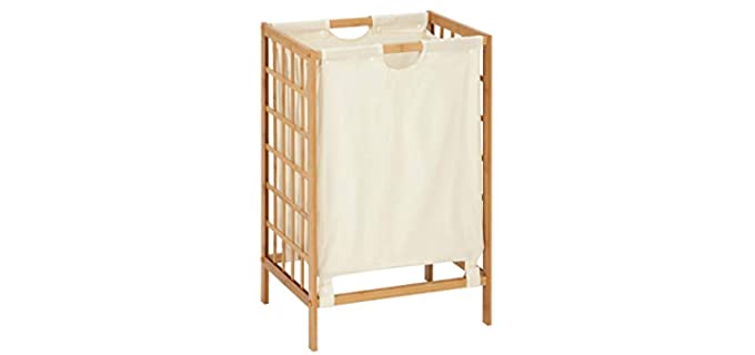 Honey-Can-Do Bamboo Hamper HMP-03770 25-Inches Tall