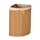 Honey-Can-Do Bamboo Wicker Corner Hamper 24-Inches Tall