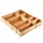 Kootek 8 Pcs Bamboo Drawer Organizer Utensil Tray Kitchen Storage Box 4-Size Versatile Dividers Cutlery Holders Bins Containers for Flatware Kitchen Utensils