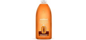 Method Hardwood Floor Cleaner, Squirt + Mop Refill, Use as Laminate or Sealed Wood Floor Cleaner, Almond Scent, 2 Liter Bottle, 1 Pack, Packaging May Vary
