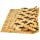 Mind Reader BAMAT-BRN Luxury Roll Up Shower Bath Mat, Anti-Slip Mat, Environment Friendly Bamboo, Brown