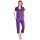 Pajama Heaven Women's Bamboo Jersey V-Neck and Capri Pant Pajama Set, Pajama Set - Purple, Large