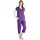 Pajama Heaven Women's Bamboo Jersey V-Neck and Capri Pant Pajama Set, Pajama Set - Purple, Large