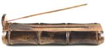 TREELANCE Bamboo Incense Burner Handmade Stick Incense Holder with Craft Storage Box Wood Ash Catcher Sticks Incense Holder Brown Meditation Incense Holders Burners for Sticks Catch all Ashes Gift