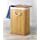 Whitmor Laundry Hamper with Rope Handles Bamboo, 12.25x16.25x23.375, Natural Stain