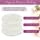 BABY BLISS Organic Bamboo Nursing Breast Pads - 14 Washable Pads with Wash and Storage Bags - Breastfeeding Nipple Pad for Maternity - Reusable Nipplecovers for Breast Feeding (Large, 4.7