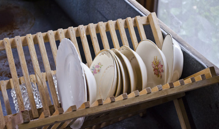 Bamboo Drying Dish Rack