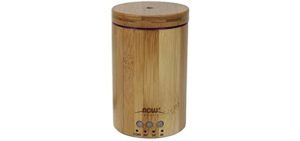 Now Foods Solutions Ultrasonic Real Bamboo Essential Oil Diffuser, Brown