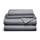 Bedsure 100% Bamboo Sheets King Grey - Cooling Bed Sheets Set King Set Up to 16 inches Mattress, Deep Pocket Sheets Set 4PCs for King Size Bed Super Soft Breathable