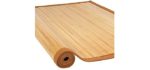 Nisorpa Natural Bamboo Bathroom Mat Large Bamboo Area Rug Anti Slip Kitchen Floor Rug Eco-Friendly Bamboo Matting Carpet 28x79inch for Bedroom Living Room