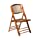 Commercial Seating Products Bamboo Folding Chairs, 1-Pack, Wood