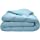 Luna Adult & Kids Weighted Blanket - Silky Cooling Bamboo & Premium Glass Beads - 10 Lbs - 41x60 - Twin Size Bed - Designed in USA - Heavy Cool Weight for Hot & Cold Sleepers - Light Blue