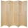 MyGift Woven Bamboo 6 Panel Room Divider Screen Partition, Divider for Room Separation, Beige