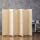 MyGift Woven Bamboo 6 Panel Room Divider Screen Partition, Divider for Room Separation, Beige