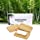 3 Pack Bamboo Soap Dish, Bar Soap Holder With Self Draining Tray, Natural Waterfall Drain Soap Saver, Used for Bathroom, Kitchen