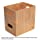Bamboo Storage Box, 9”x12”x 6”, Durable Bin w/ Handles, Stackable - For Toys Bedding Clothes Baby Essentials Arts & Crafts Closet & Office Shelf