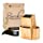 EVOLVE Bamboo Knife Block - Universal Kitchen Knife Holder - Safe & Space Saver Knife Storage that Covers Knife Blades Up To 9” & Holds Up To 20 Knives with Machine Washable & BPA Free Flex Rods.