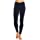 Green Apple Bamboo Leggings for Women (Black, S)