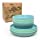 Grow Forward Kids Bamboo Bowl and Plate Set - 4 Bamboo Kids Plates and 4 Bamboo Kids Bowls - Toddler Dishes - BPA Free & Dishwasher Safe - Eco Friendly Biodegradable Reusable Dinnerware - Rainforest