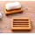 QMM Soap Holder Soap Dish Bamboo 3 Pack Bar Soap Savers for Bathroom Kitchen Soap Tray Self Draining