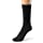 Silky Toes 3 or 6 Pack Men’s Bamboo Diabetic Seamless Soft Non-Binding Crew Socks, Also Available In Plus Sizes (10-13, Black- 3 Pairs)