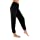 WiWi Women's Bamboo Loose Yoga Bottoms Lightweight Jogger Pants Plus Size Pajama Pant Lounge Sleepwear S-4X, Black, X-Large