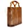 Womens Fashion Bamboo Bag with Acrylic Handle Bucket Bag Summer Beach Clutch Purse Handbags