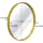 AIXI HOME Bamboo Round Wall Mirror, 24 Inch Wall Mounted Circlel Mirror with Bamboo Frame Large Circle Wall Decoration for Bathroom Vanity Living Room Bedroom Entryway Decor, Natural