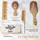 BFWood Bamboo Hair Brush Set, Eco-Friendly Wooden Hair Brushes and Combs Set for All Types of Hair in Family