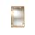 Baxton Studio Adra Decorative Bamboo Wall Mirror in Gold