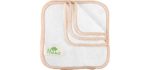 Hiamo Reusable Baby Wipes - 24 Pack - Made from A Bamboo and Cotton Blend - Machine Washable and Eco Friendly - 5.9 X 5.9 Inches