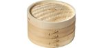 Joyce Chen Steamer, Bamboo, Tan