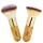 Matto Makeup Brush Set 2 Pieces Face Blush Kabuki Powder Foundation Makeup Brushes for Mineral BB Cream