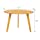 MoNiBloom Bamboo Round Coffee Tea Table Side Table for Living Room Balcony Sitting Room Home Furniture, Natural