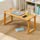 MoNiBloom Bamboo Rectangular Coffee Center Tea Table for Living Room Sitting Room Home Office, Natural