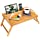 Rossie Home Media Bed Tray with Phone Holder - Fits up to 17.3 Inch Laptops and Most Tablets - Natural Bamboo - Style No. 78107