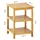 VIAGDO End Table Set of 2, Bamboo Side Table with Storage Shelf, 3-Tier Nightstand Bedside Table for Small Space in Living Room, Bedroom and Home Office Printer Stand, Easy Assembly, Natural