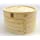 Zoie + Chloe 100% Natural Bamboo Steamer Basket - with Bonus Reusable Cotton Liners