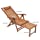 2-in-1 Bamboo Chaise Lngue, Bamboo Foldable Lounge Chair Sun Lounger Recliner, Adjustable Outdoor Chaise for Summer Night Relaxing, Folding Size 29.5