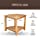 Bamboo Corner Shower Bench - Shower Stool, Shaving Stool with Non-Slip Feet - Wood 2-Tier Seat with Storage Shelf - Bathroom, Living Room, Bedroom, Garden Etc. Seat or Organizer