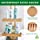 Bamboo Shower Caddy, This Over The Door Shower Caddy Is a Stylish and Eco Friendly Shower Organizer with Ample Shower Storage