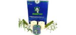 Bampoo Premium 100% Bamboo Toilet Paper 3 PLY - Eco Friendly, Sustainable - 24 Jumbo Rolls and 370 Sheets Per Roll - Septic Safe - Organic, Plastic Free, Chemical Free, Tree-Free, Unbleached