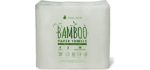 LIMELINEN Bamboo 48 Rolls Paper Towels, Biodegradable, Eco Friendly Soft Sheets, 75 Sheets Per Roll