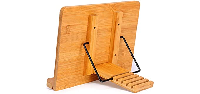 Bamboo Cook Book Stand