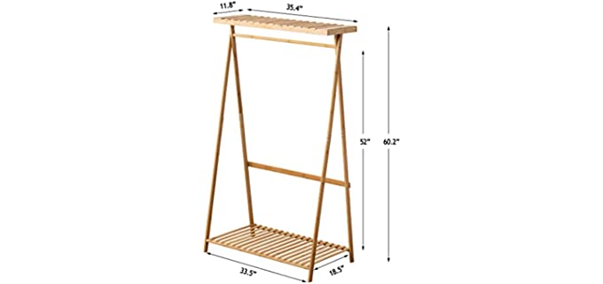 Bamboo Garment Rack