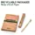 VIVAGO Biodegradable Bamboo Toothbrushes 10 Pack - BPA Free Soft Bristles Toothbrushes, Eco-Friendly, Compostable Natural Wooden Toothbrush